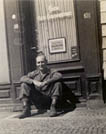 [GI from 65th Infantry Division in Front of Shop in Passau, Germany]