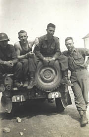 [Jeep and Soldiers: 65th Infantry Division]