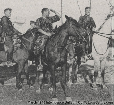 [The Waffen-SS cavalry brigade which served in Russian in 1941 was an elite unit, and like other Waffen-SS outfits had special clothing and equipment.]