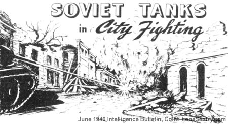 [Soviet Tanks in City Fighting]