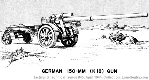 [German 150-mm (K 18) Gun (WWII Artillery)]