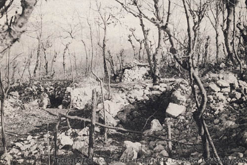 [German Stone Bunkers in Italy in World War II]