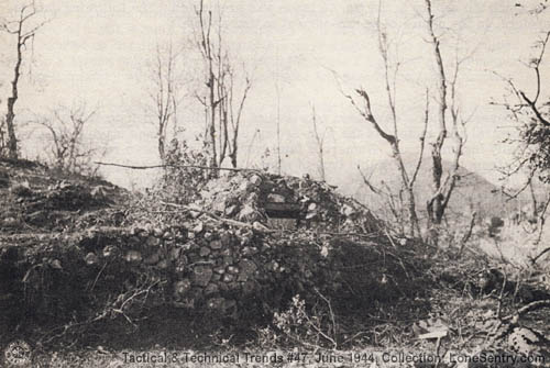 [German Stone Bunkers in Italy in World War II]
