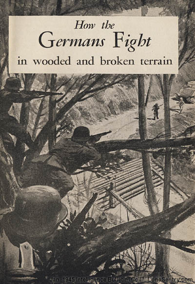 [How the Germans Fight in Wooded and Broken Terrain]