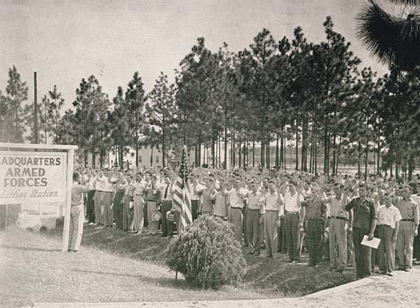 Camp Shelby Induction Station