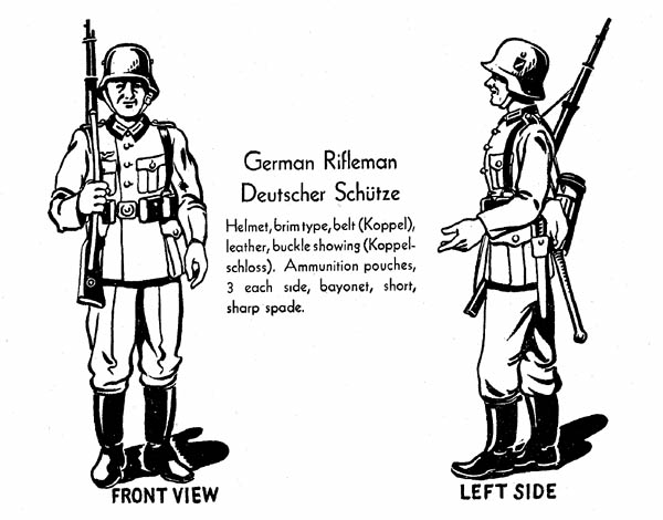 German Rifleman Uniform WW2