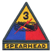 3rd Armored Division Spearhead Shoulder Patch