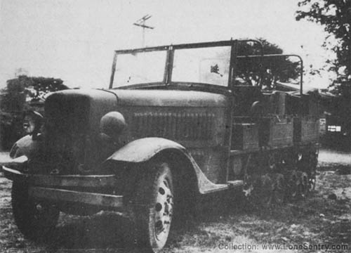 Japanese Type 98 Halftrack WW2