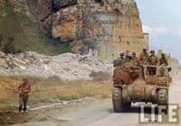 WW2 Color Photograph: M7 Priest Self-Propelled Artillery