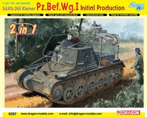 Dragon-6597 -- Sdkfz 265 Kleiner Pz Bef Wg I (Panzer I Command Tank)