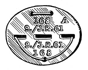 WWII Wehrmacht Erkennungsmarke - German Dog Tag Disc