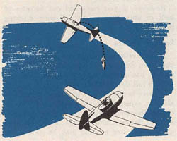 P-47 Pilot Bailout with Wingman, WW2