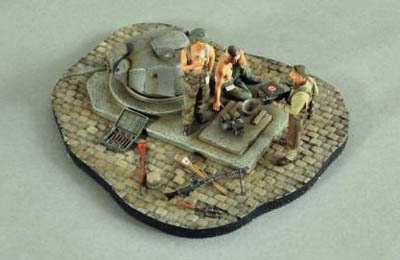 Verlinden Kit No. 2617 -- Pillbox Bunker Normandy Vignette