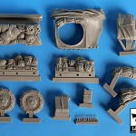 Black Dog M2 Kit Parts Resin 1/35th