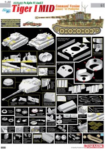 Tiger I Mid Command Version January 1944 Production WW2