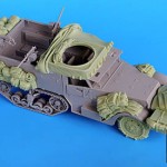 U.S. M2 Halftrack Resin Storage