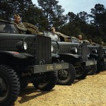 U.S. Marine Corps Trucks Color Photographs of WWII