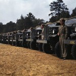 USMC Color Photo Trucks WW2