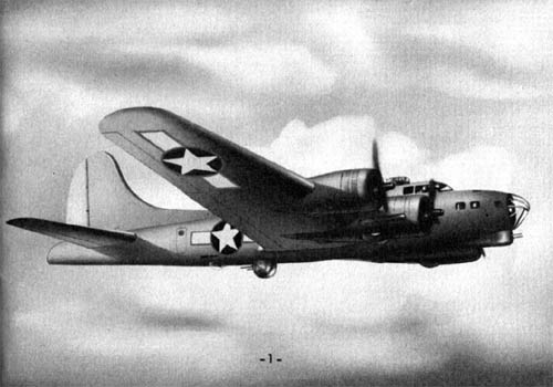 Drawing of B-17 Flying Fortress Drawing of B-17 Flying Fortress
