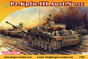 Pz Kpfz III Ausf N DAK Dragon