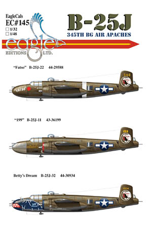 B-25J 345th BG Air Apaches