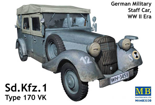 Sd Kfz. 1 Type 170 VK German Military Staff Car MB3530