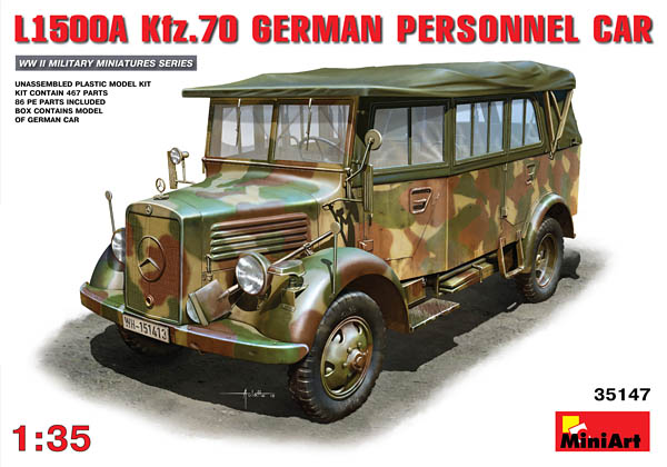 35147 L1500A (Kfz. 70) GERMAN PERSONNEL CAR