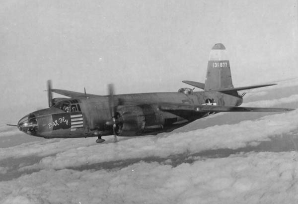 Martin B-26 Marauder "Bar Fly" of U.S. 9th Air Force in WW2