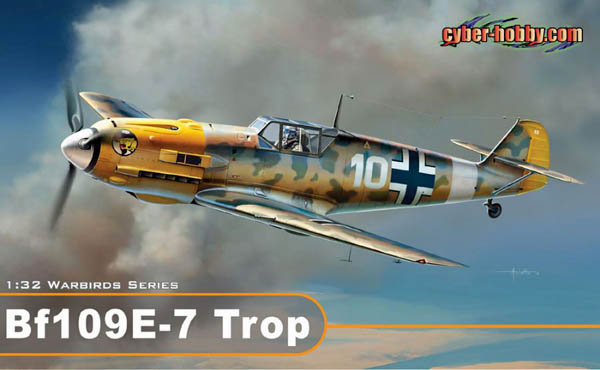 Cyberhobby #3223 Bf 109 E-7 Trop (1/32 Warbirds)