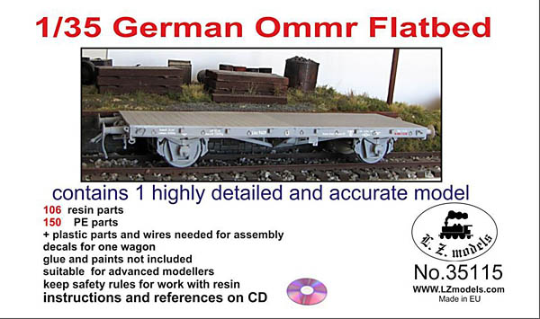 1/35 German Ommr Flatbed by LZ Models