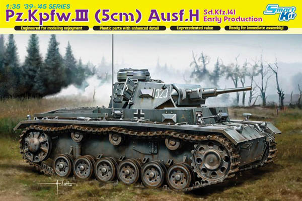 #6641: Pz.Kpfw. III (5cm) Ausf. H Sd.Kfz.141 Early Production