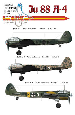 Ju 88 A4 Decals