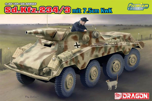 SdKfz 234/3 Amored Car with 75mm KwK