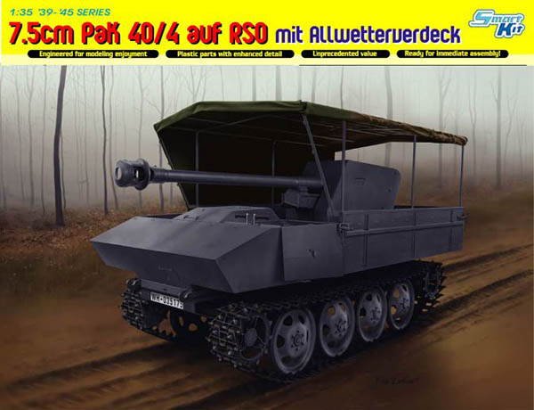 7.5cm PaK 40/4 auf RSO mit Allwetterverdeck