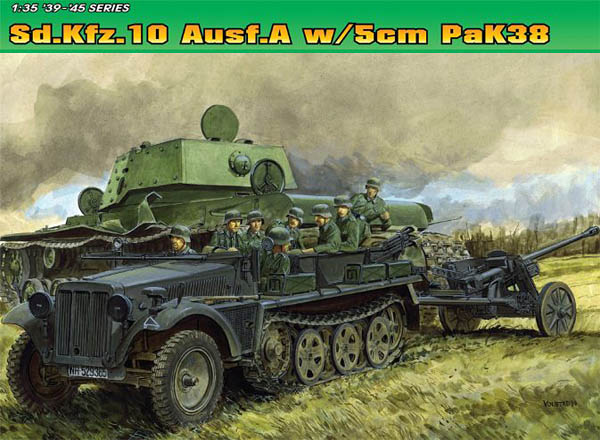 Dragon Models Sd.Kfz. 10 Ausf. A with 5cm Pak 38