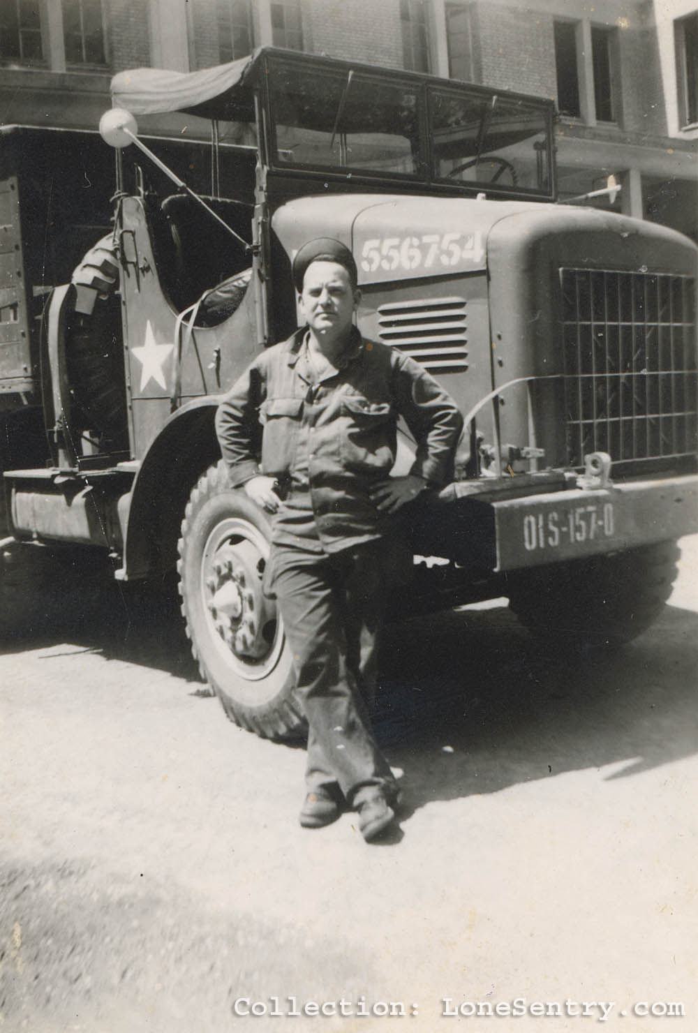 Truck: OIS 157th Ordnance Battalion Photo Set, Oise Intermediate Section, WWII