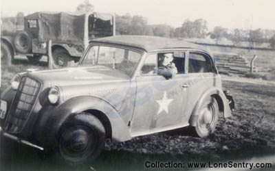 Captured German Car, WWII