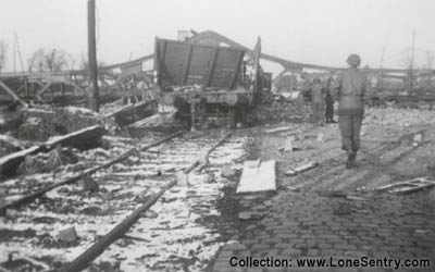 Destroyed Railyards in Metz, France