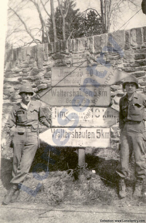 WWII photographs of the U.S. Army 89th Infantry Division in Germany, 1945.