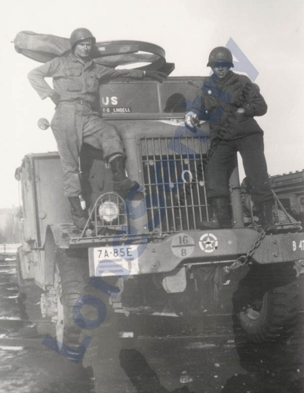 Truck of the 85th Engineer Heavy Ponton Battalion