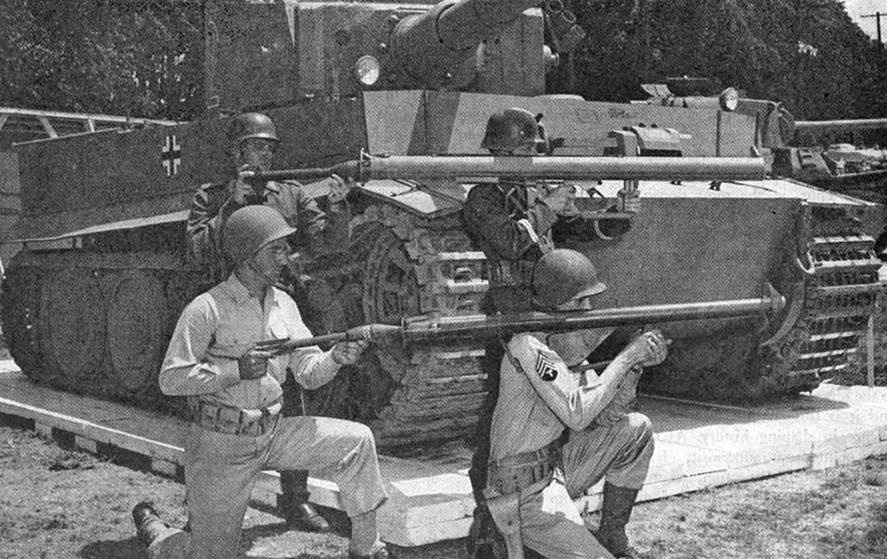 Captured German Tiger tank at Aberdeen