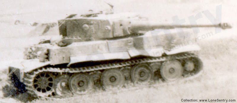 [Panzer VI: Destroyed German Tiger Tank near Rome, Italy]