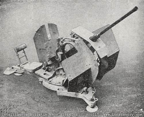 [The 20-mm antiaircraft gun, 2-cm Flak 38.]
