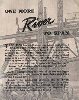 [Engineering the Victory: river span]