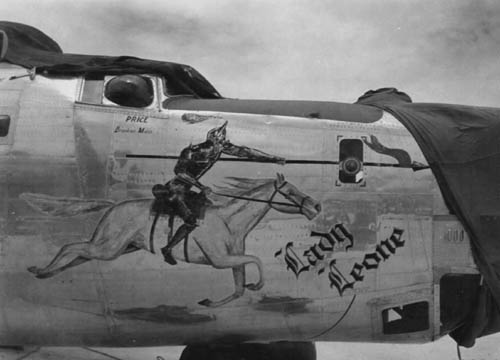 B-24 "Lady Leone" of the 864th Bombardment Squadron