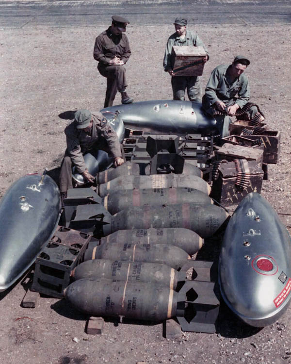 P-51 Mustang Bombs, Drop Tanks, and Ordnance