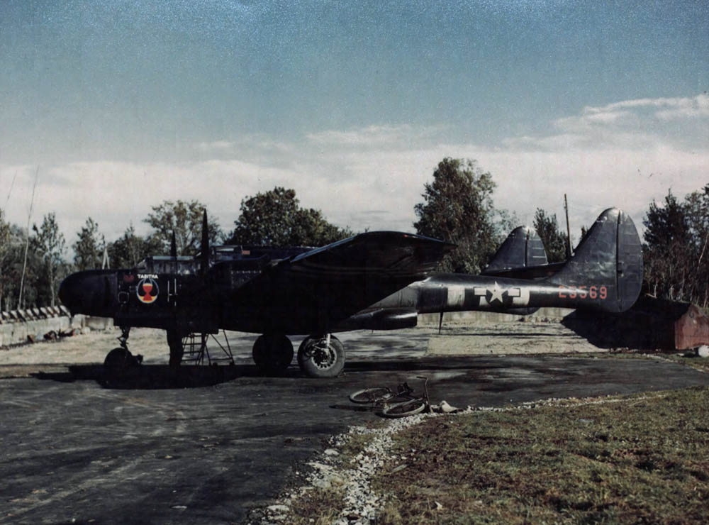 P-61 Black Widow Night Fighter in Color WW2
