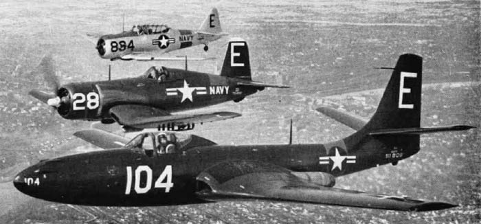 Phantom, Corsair, and Texan