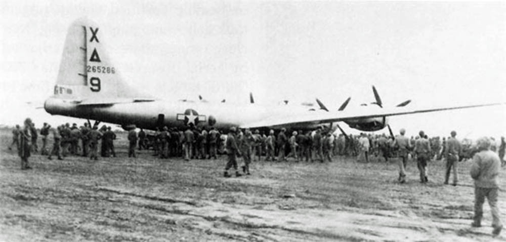 Dinah Might B-29 Emergency Landing on Iwo Jima