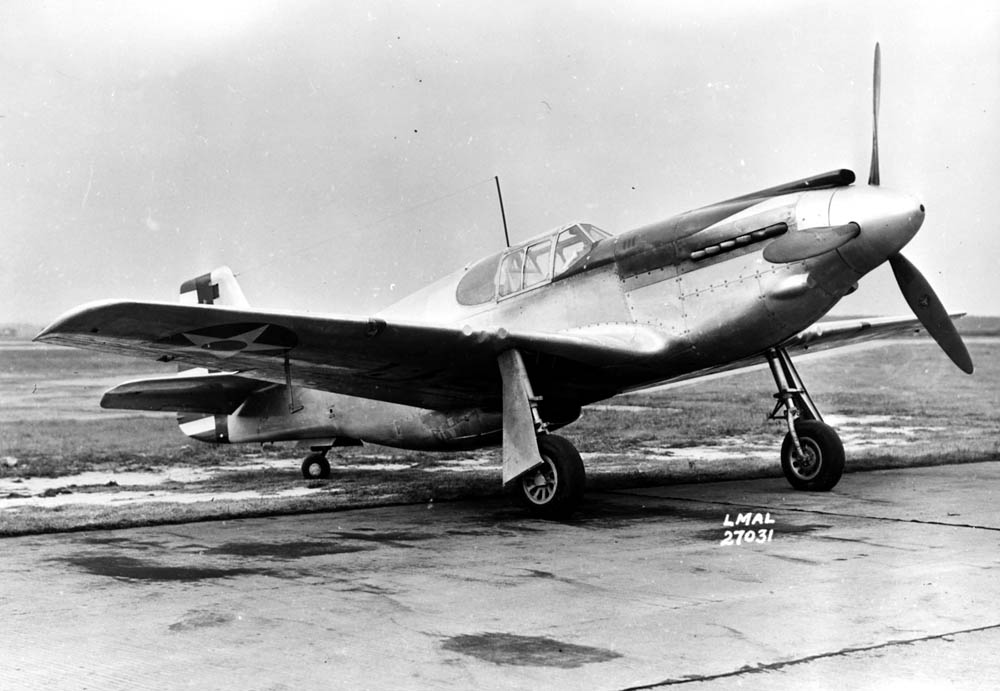 North American XP-51 Front View